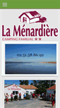 Mobile Screenshot of camping-la-menardiere.fr